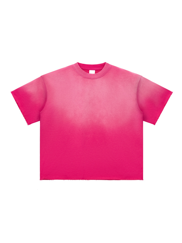 Sunfade Raw Edge T-Shirt #RG0004 | TAPSTITCH